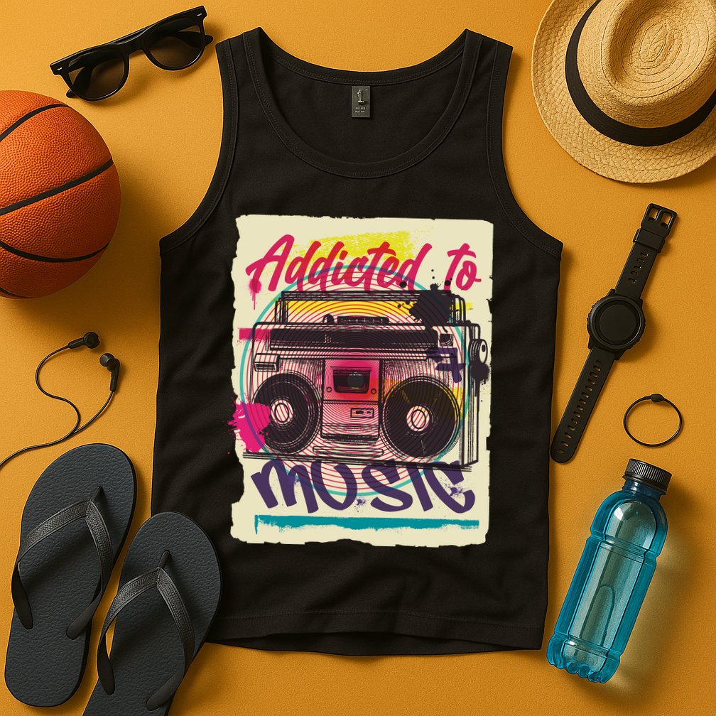 Addicted To Music Tank Top