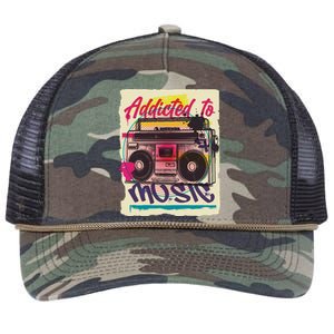 Addicted To Music Retro Rope Trucker Hat Cap