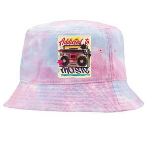 Addicted To Music Tie-Dyed Bucket Hat