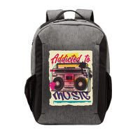 Addicted To Music Vector Backpack