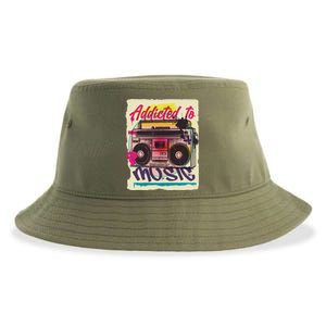 Addicted To Music Sustainable Bucket Hat