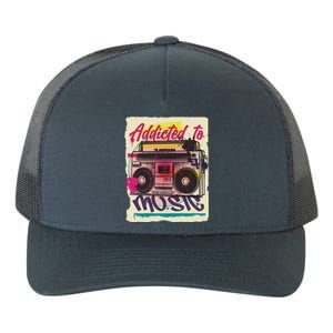 Addicted To Music Yupoong Adult 5-Panel Trucker Hat