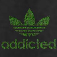 Addicted Weed Logo Cool Comfort Performance Bucket Hat