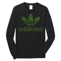 Addicted Weed Logo Long Sleeve Shirt