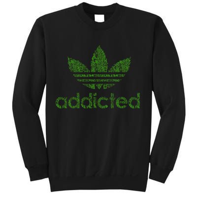 Addicted Weed Logo Sweatshirt