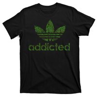 Addicted Weed Logo T-Shirt