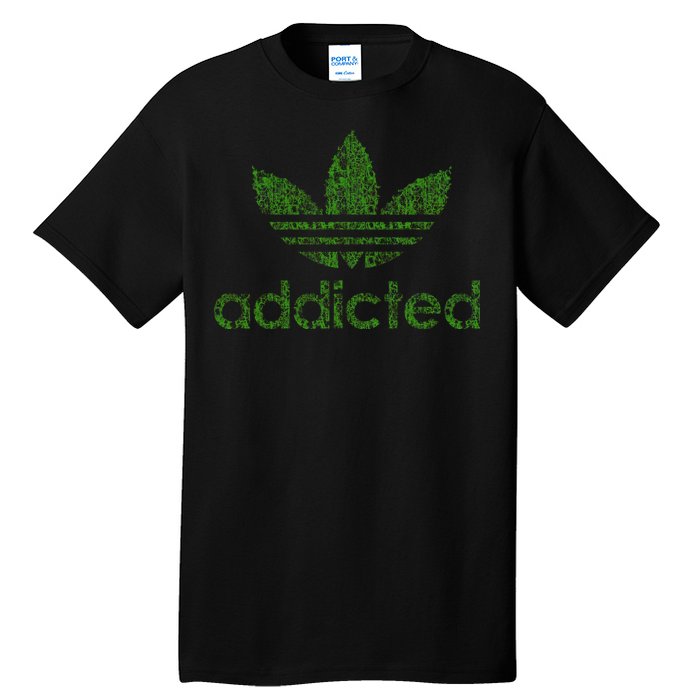 Addicted Weed Logo Tall T-Shirt