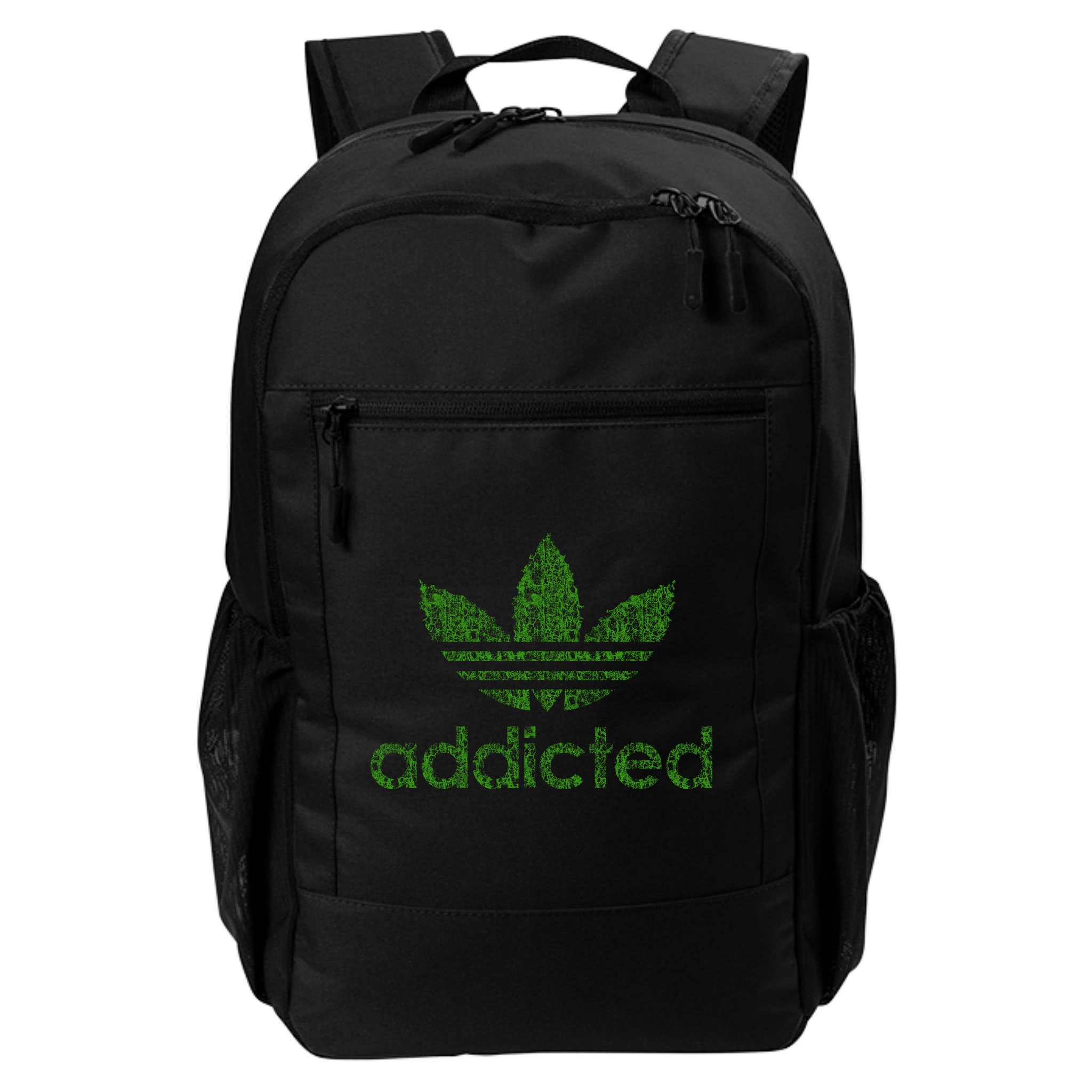 Addicted Weed Logo Backpack