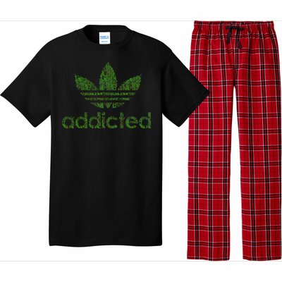 Addicted Weed Logo Pajama Set