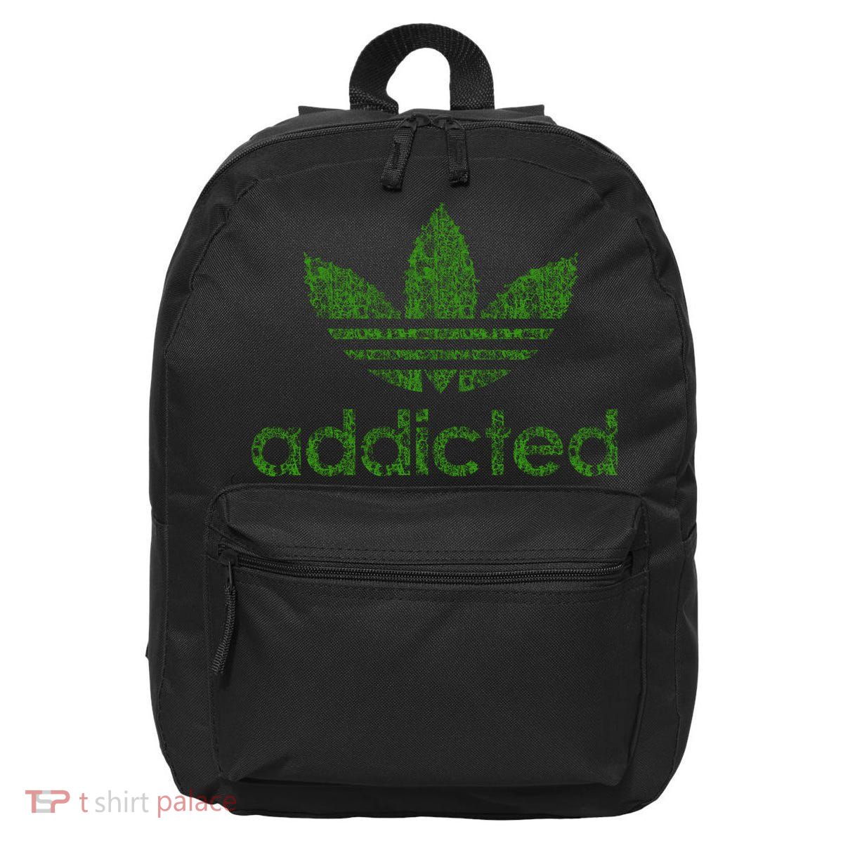 Addicted Weed Logo 16 in Basic Backpack