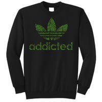 Addicted Weed Logo Tall Sweatshirt