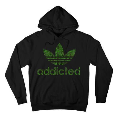 Addicted Weed Logo Tall Hoodie