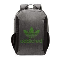 Addicted Weed Logo Vector Backpack