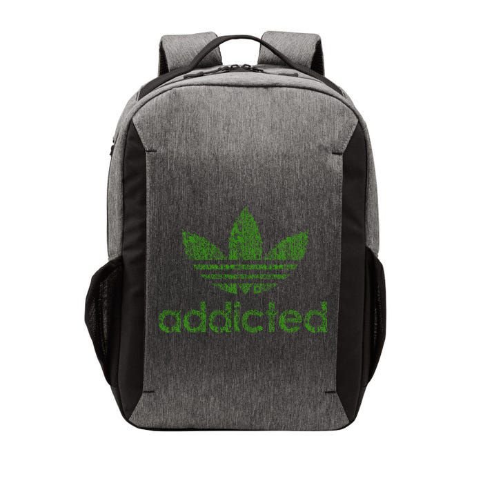 Addicted Weed Logo Vector Backpack