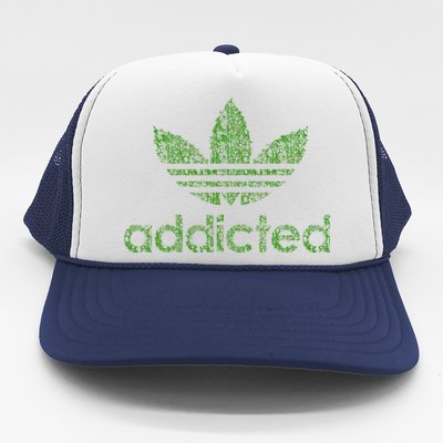 Addicted Weed Logo Trucker Hat