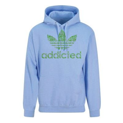 Addicted Weed Logo Unisex Surf Hoodie