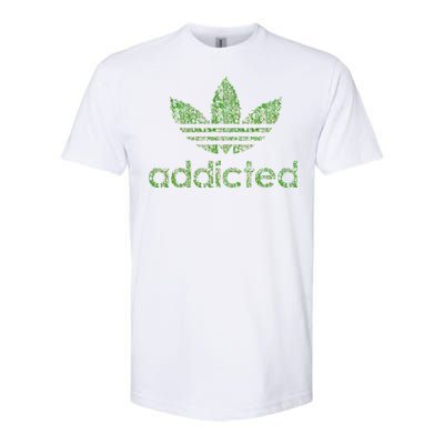 Addicted Weed Logo Softstyle® CVC T-Shirt