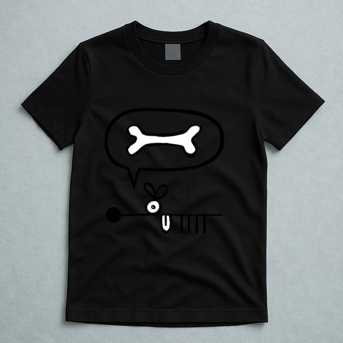 Abstract Dog Expresses Innermost Desire T-Shirt