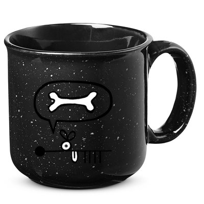 Abstract Dog Expresses Innermost Desire 15oz Campfire Ceramic Mug