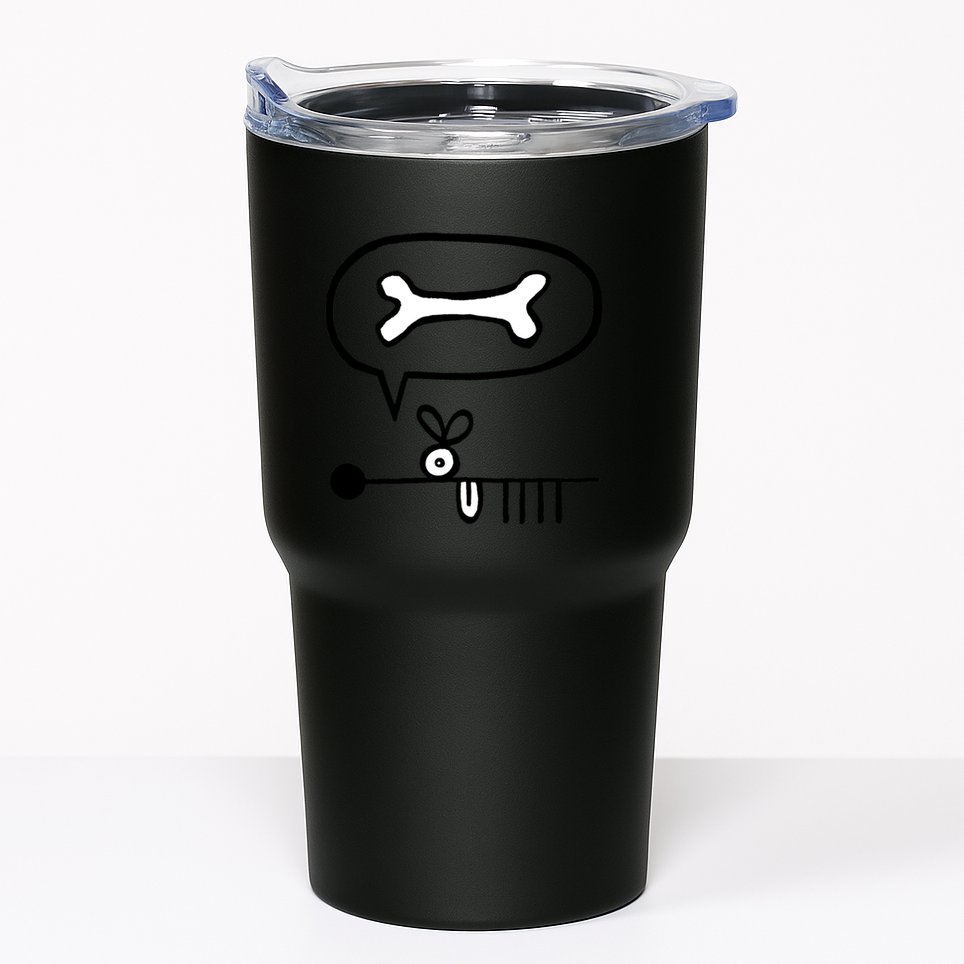 Abstract Dog Expresses Innermost Desire Tumbler