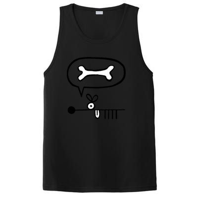 Abstract Dog Expresses Innermost Desire PosiCharge Competitor Tank