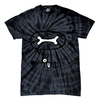 Abstract Dog Expresses Innermost Desire Tie-Dye T-Shirt