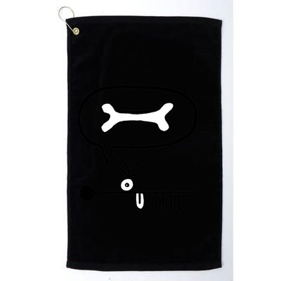 Abstract Dog Expresses Innermost Desire Golf Towel
