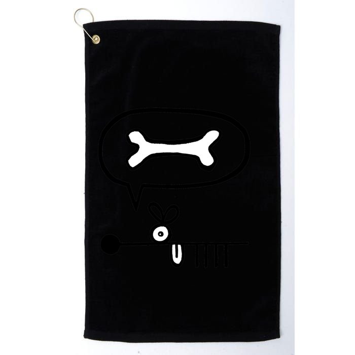 Abstract Dog Expresses Innermost Desire Golf Towel
