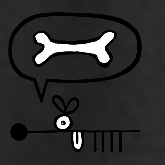 Abstract Dog Expresses Innermost Desire Golf Towel