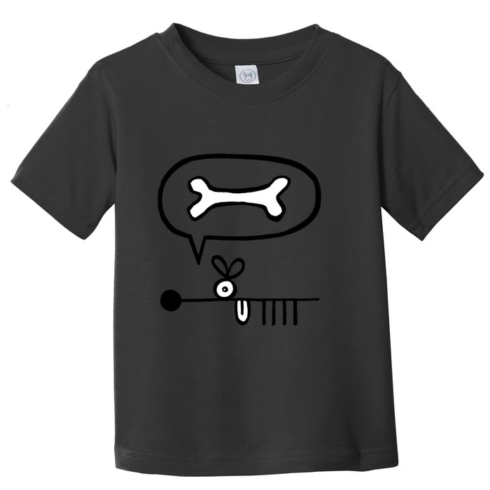 Abstract Dog Expresses Innermost Desire Toddler T-Shirt