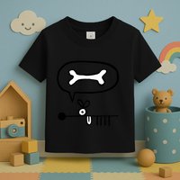 Abstract Dog Expresses Innermost Desire Toddler T-Shirt
