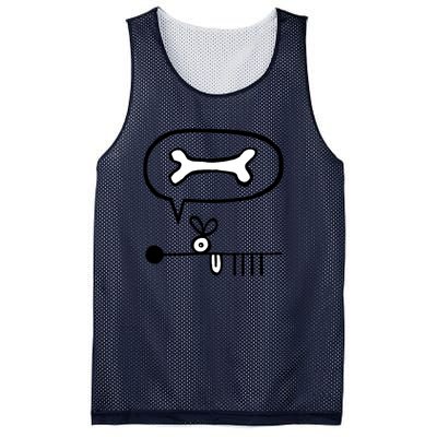 Abstract Dog Expresses Innermost Desire Mesh Reversible Basketball Jersey Tank