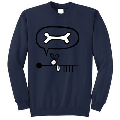 Abstract Dog Expresses Innermost Desire Tall Sweatshirt