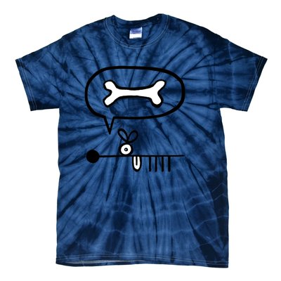 Abstract Dog Expresses Innermost Desire Tie-Dye T-Shirt