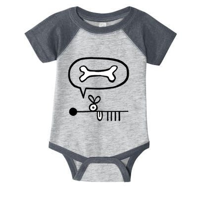 Abstract Dog Expresses Innermost Desire Infant Baby Jersey Bodysuit