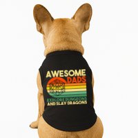 Awesome Dads Explore Dungeons DM RPG Dice Dragon Doggie Tank