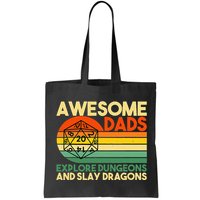 Awesome Dads Explore Dungeons DM RPG Dice Dragon Bag