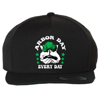Arbor Day Everyday National Environtal Awareness Tree Gift Wool Snapback Cap