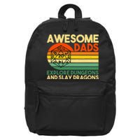 Awesome Dads Explore Dungeons DM RPG Dice Dragon 16 in Basic Backpack