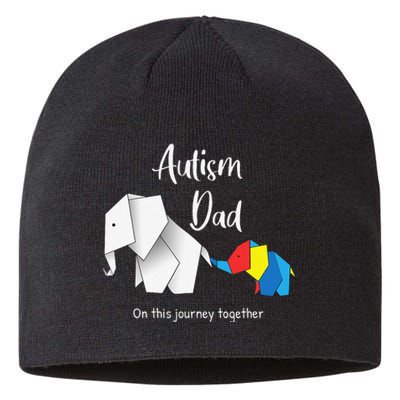 Autism Dad Elephant Autism Awareness Sustainable Beanie