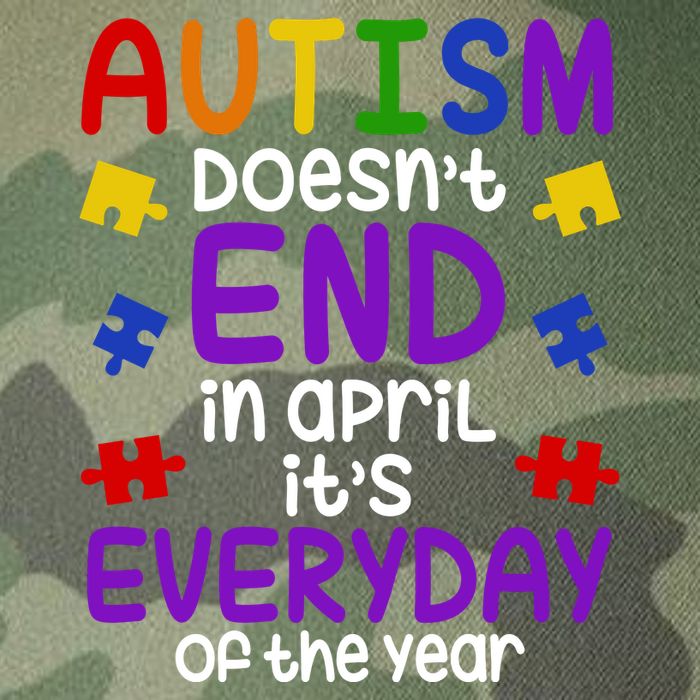 Autism Doesnt End In April Its Everyday Of The Year Legacy Tie Dye Trucker Hat