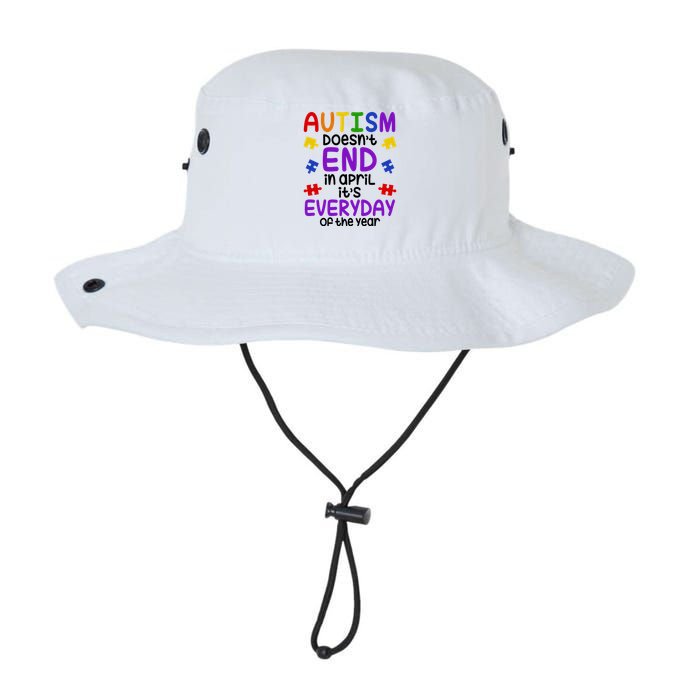 Autism Doesnt End In April Its Everyday Of The Year Bucket Hat