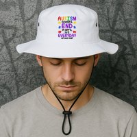 Autism Doesnt End In April Its Everyday Of The Year Bucket Hat