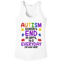 Autism Doesnt End In April Its Everyday Of The Year Ladies PosiCharge Competitor Racerback Tank
