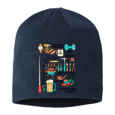 Awesome Dad Ever Fishing Partners Sustainable Beanie