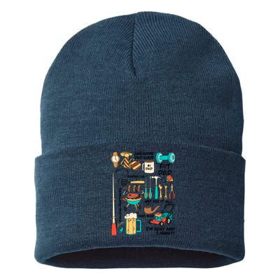 Awesome Dad Ever Fishing Partners Sustainable Knit Beanie