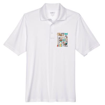 Awesome Dad Ever Fishing Partners Men's Origin Performance Pique Polo