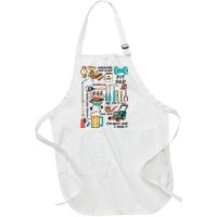 Awesome Dad Ever Fishing Partners Full-Length Apron With Pockets