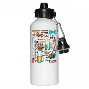 Awesome Dad Ever Fishing Partners Aluminum Water Bottle