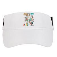 Awesome Dad Ever Fishing Partners Adult Drive Performance Visor